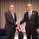وزير الخارجية المصري بدر عبد العاطي يلتقي الأمين العام لمنظمة التعاون الإسلامي في بغداد.